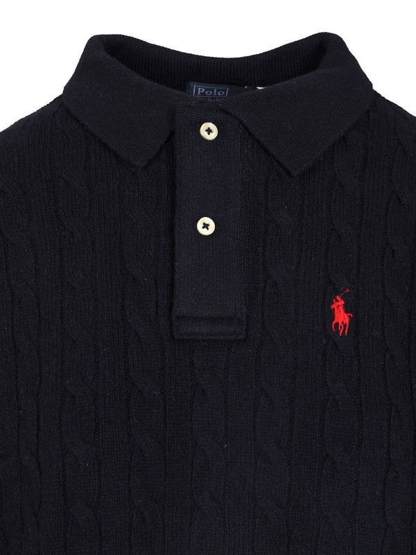 Polo Ralph Lauren Navy Knitted - Image 4