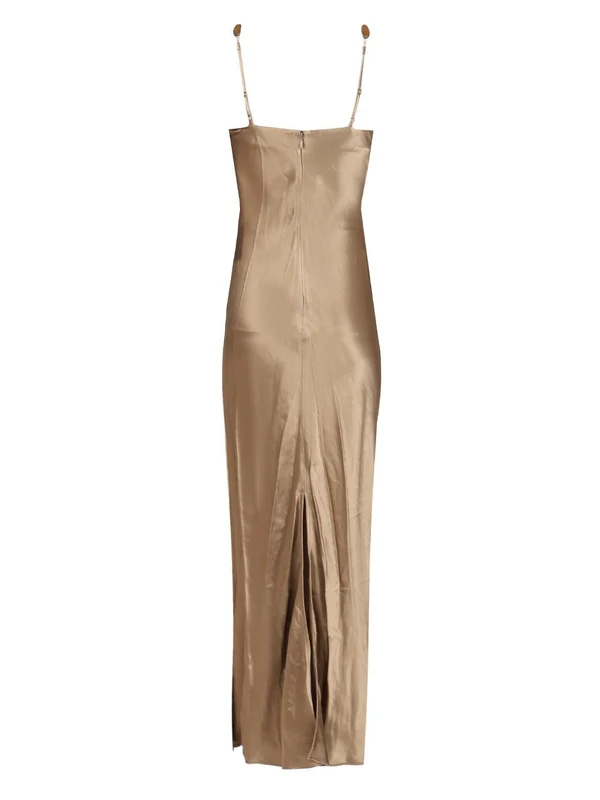 Staud Beige Long Dress - Image 2