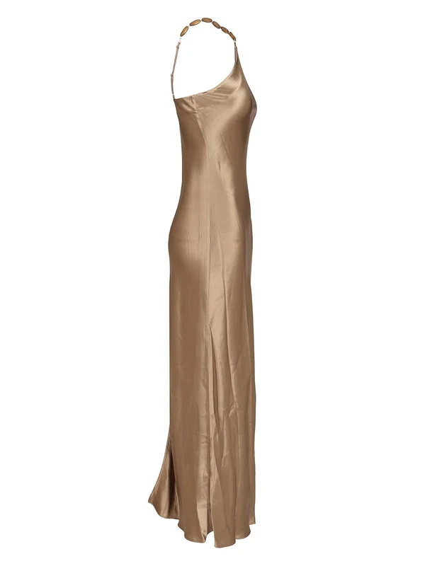 Staud Beige Long Dress - Image 3