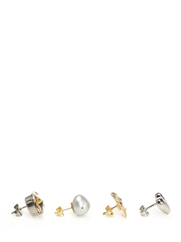 Forte_Forte Gold Silver Earrings - Image 2