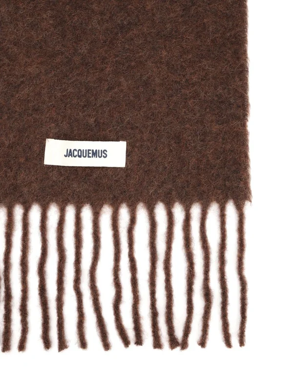 Jacquemus Brown Wool Mufflers - Image 2