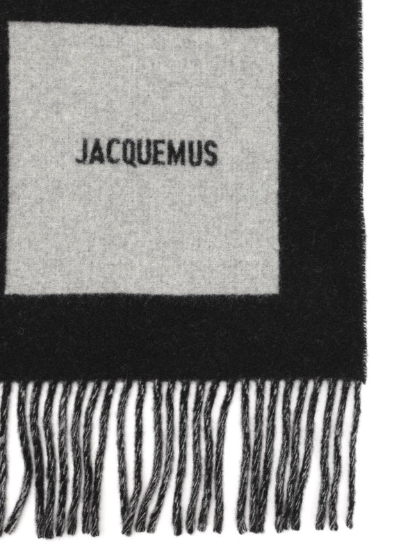 Jacquemus Black Wool Mufflers - Image 2