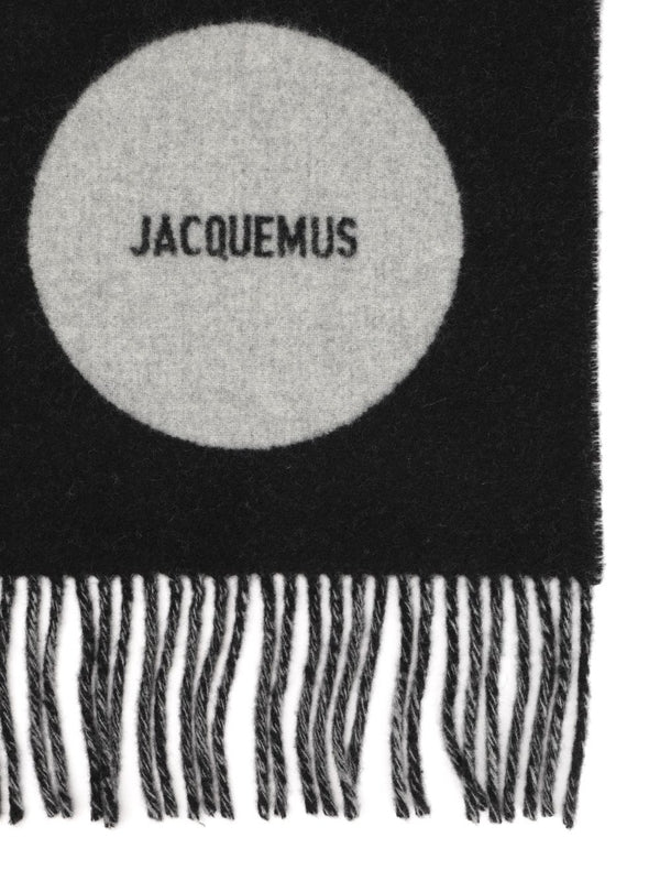 Jacquemus Black Wool Mufflers - Image 3