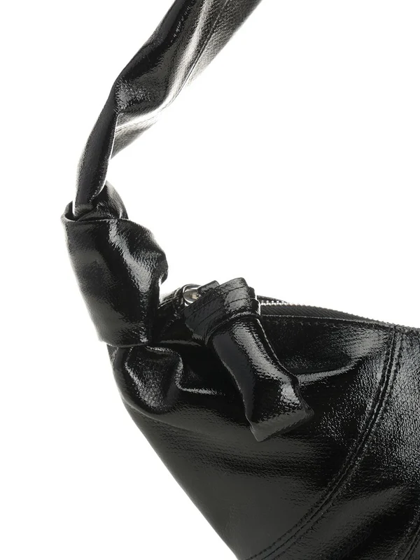 Lemaire Croissant Small Black Cross Bags - Image 5