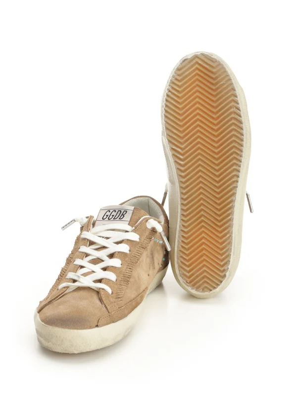 Golden Goose Brown Low Top Sneakers - Image 5