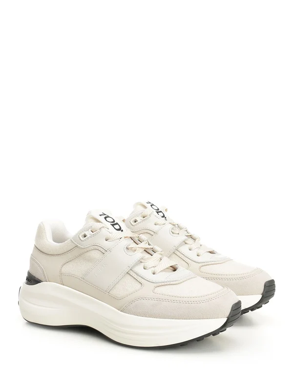 Tod'S White Low Top Sneakers - Image 2