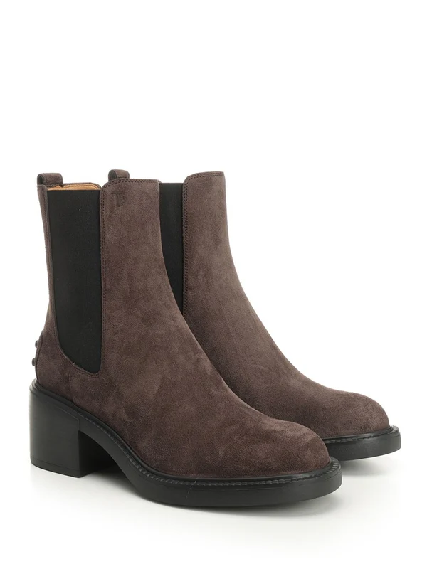Tod'S Brown Ankle Boots - Image 2