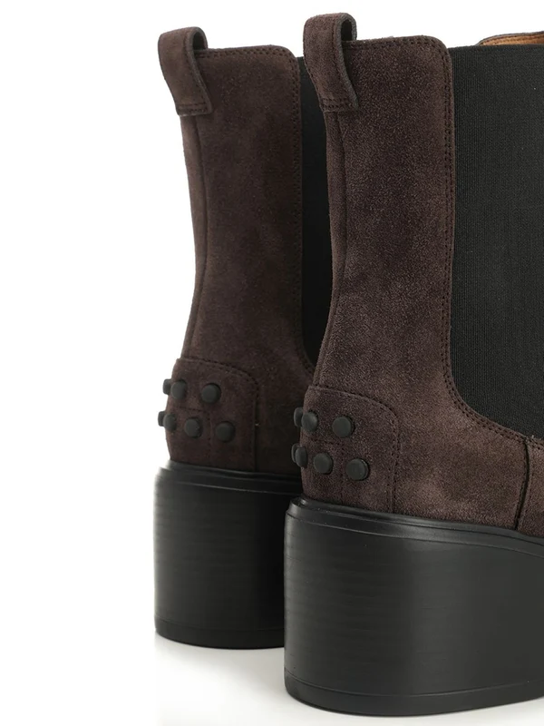 Tod'S Brown Ankle Boots - Image 6