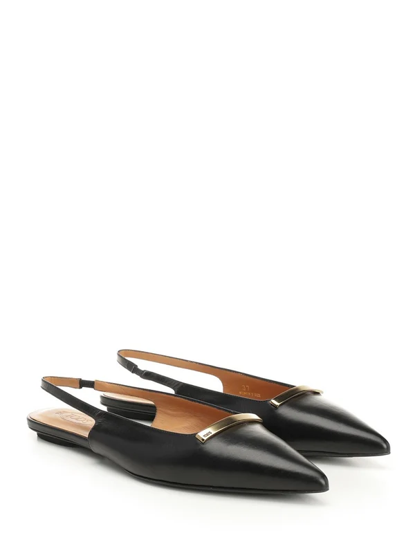 Tod'S Black Flat Shoes - Image 2