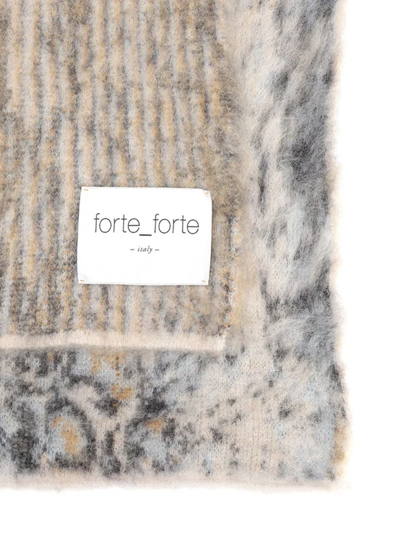 Forte_Forte Grey Wool Mufflers - Image 2