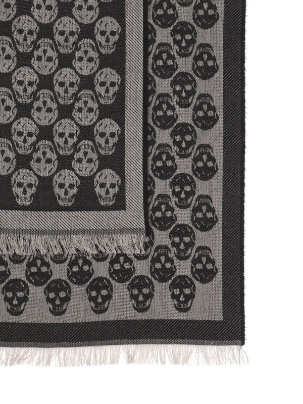 Alexander Mcqueen Black Silk Mufflers - Image 2