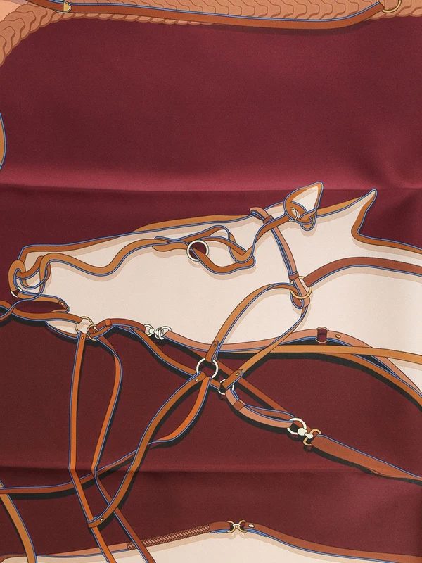Longchamp Multicolor Silk Mufflers - Image 3
