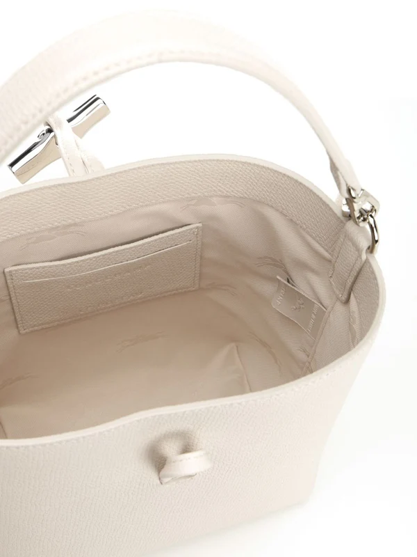 Longchamp White Bucket Bags - Image 4