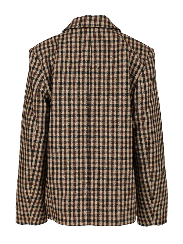 Ganni Brown Tailored Jackets - Image 2