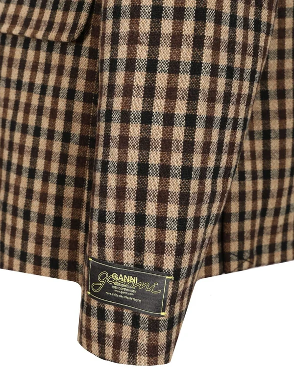 Ganni Brown Tailored Jackets - Image 5