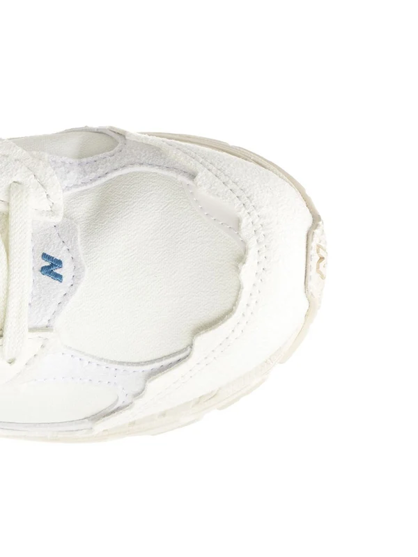 New Balance White Low Top Sneakers - Image 4