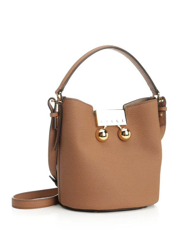 Marni Brown Bucket Bags - Image 2