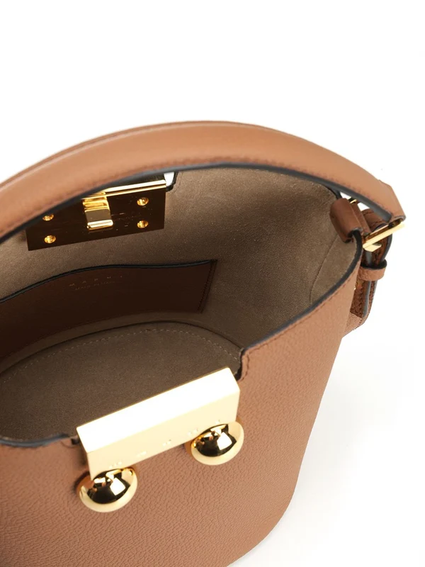Marni Brown Bucket Bags - Image 4