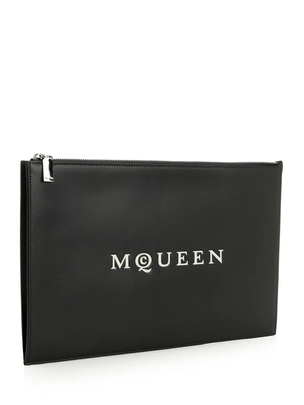 Alexander Mcqueen Black Clutch Bags - Image 2
