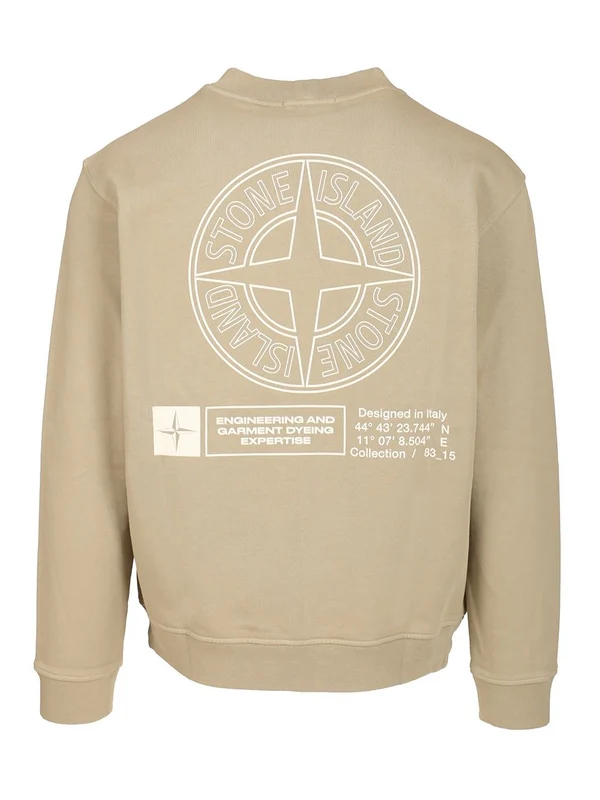 Stone Island Beige Sweatshirts - Image 2