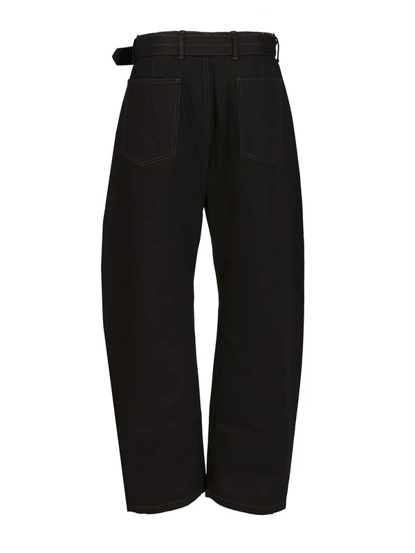 Lemaire Black Denim Pants - Image 2