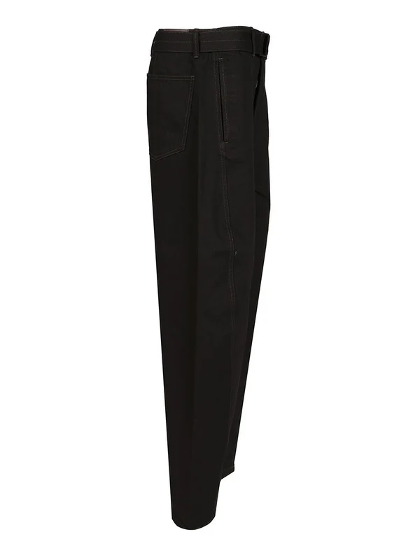 Lemaire Black Denim Pants - Image 3