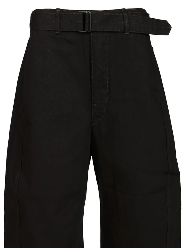 Lemaire Black Denim Pants - Image 4