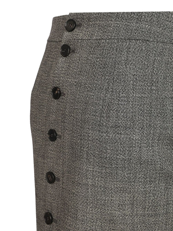 Alexander Mcqueen Grey Skirts - Image 4