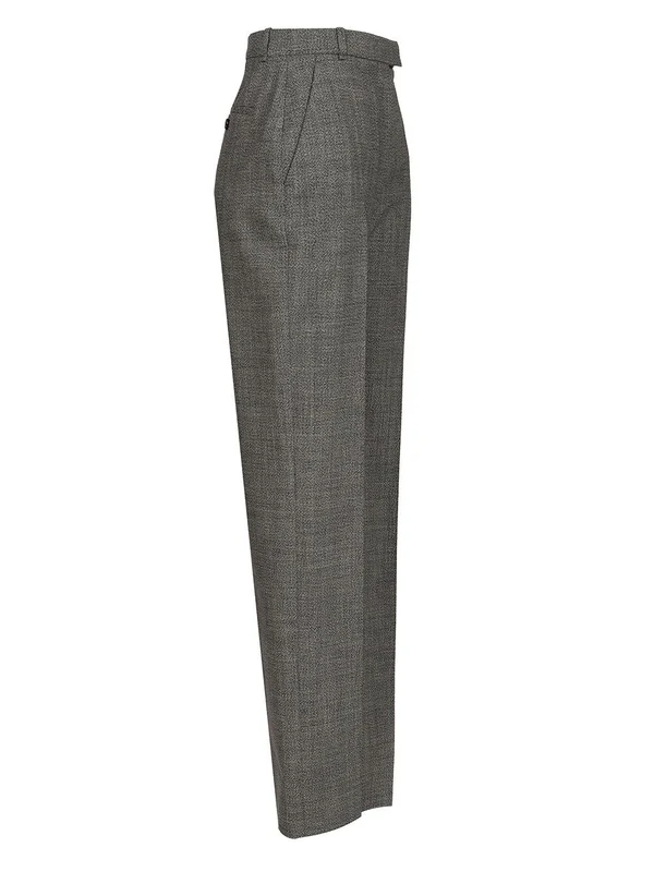 Alexander Mcqueen Grey Tailored Pants - Image 3