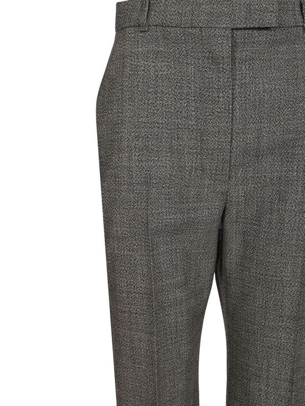 Alexander Mcqueen Grey Tailored Pants - Image 4