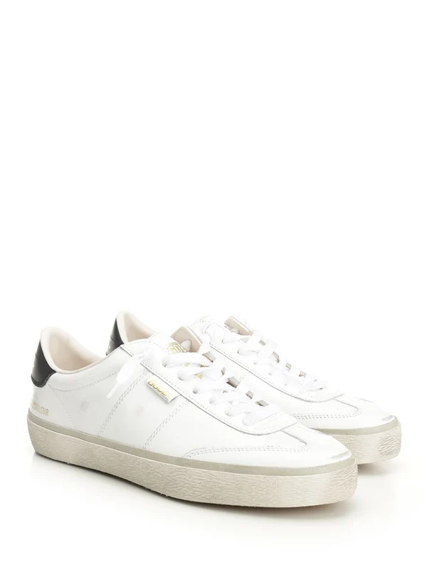 Golden Goose White Low Top Sneakers - Image 2