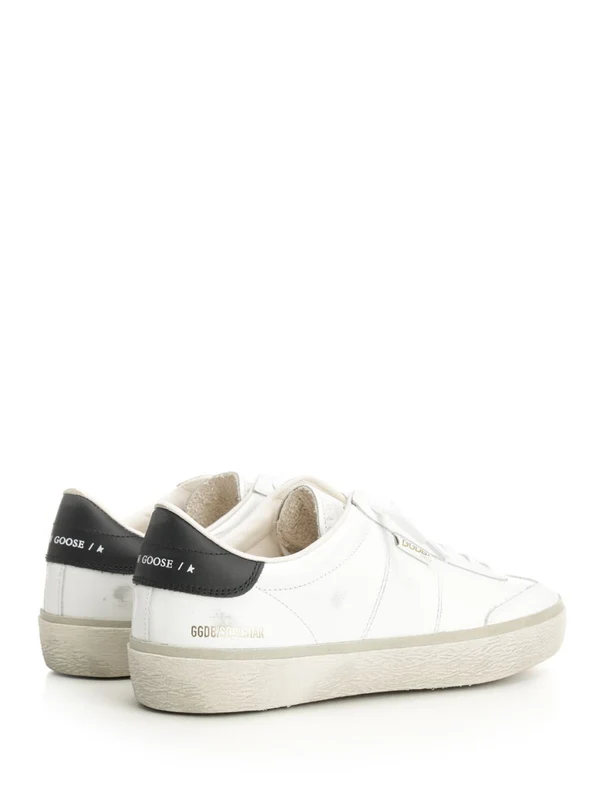 Golden Goose White Low Top Sneakers - Image 3