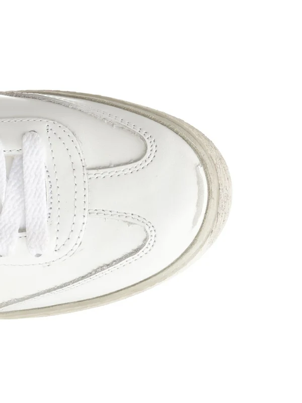 Golden Goose White Low Top Sneakers - Image 4