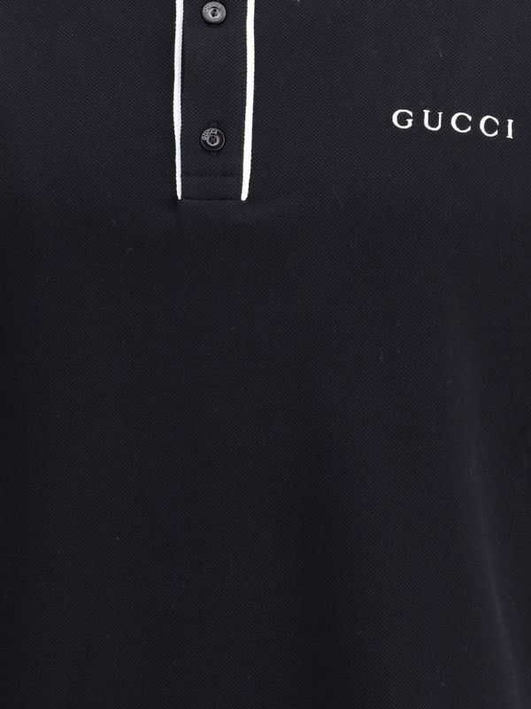 Gucci Black Polo Shirts - Image 3
