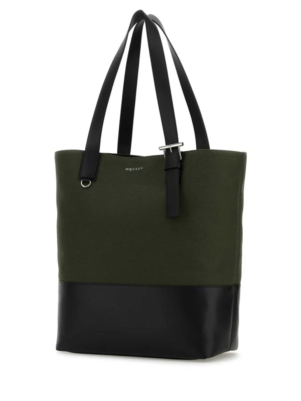 Alexander Mcqueen Green Tote Bags - Image 2