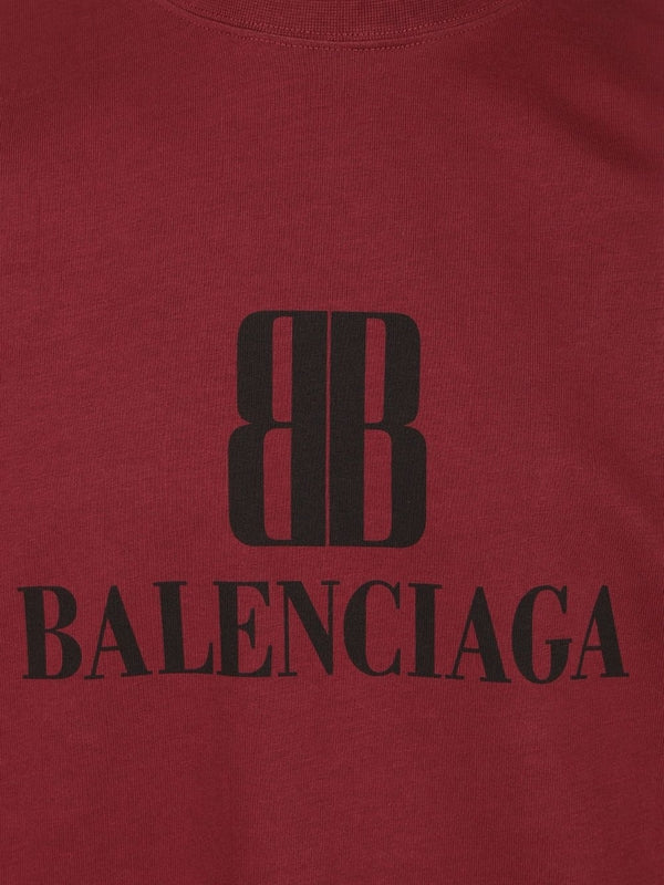 Balenciaga Burgundy Half Sleeve - Image 3