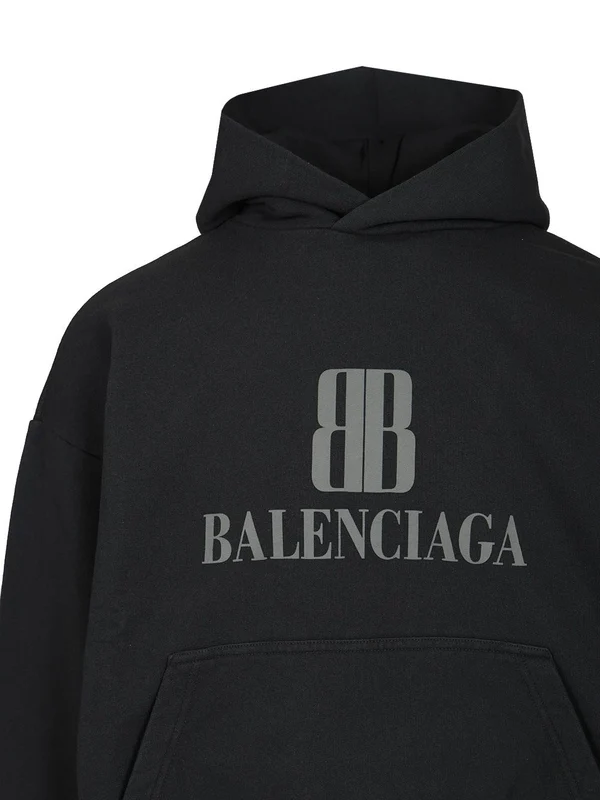 Balenciaga Black Hoodies - Image 3