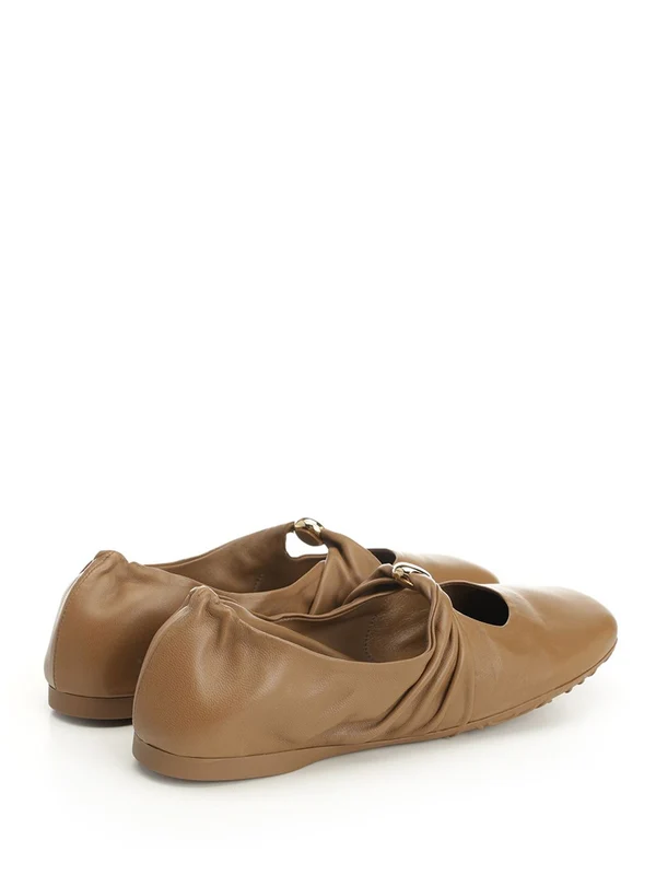 Loewe Beige Flat Shoes - Image 3