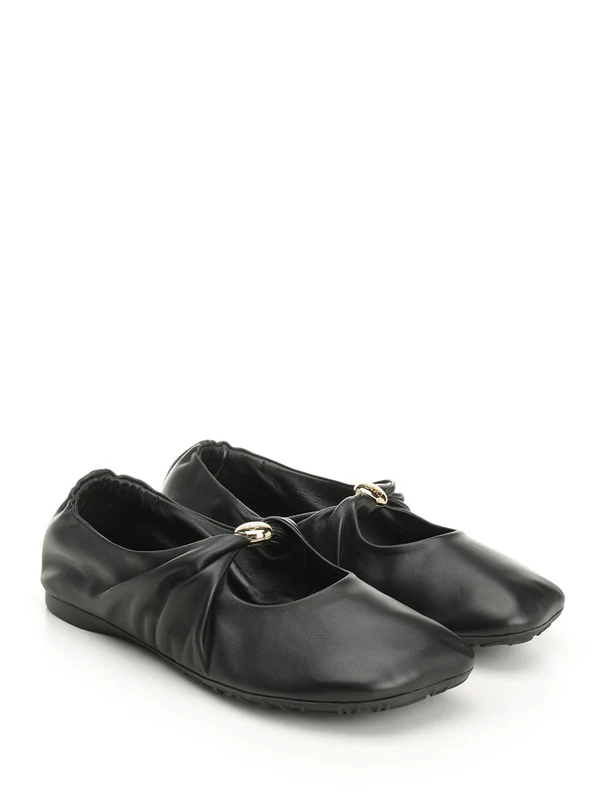 Loewe Black Flat Shoes - Image 2