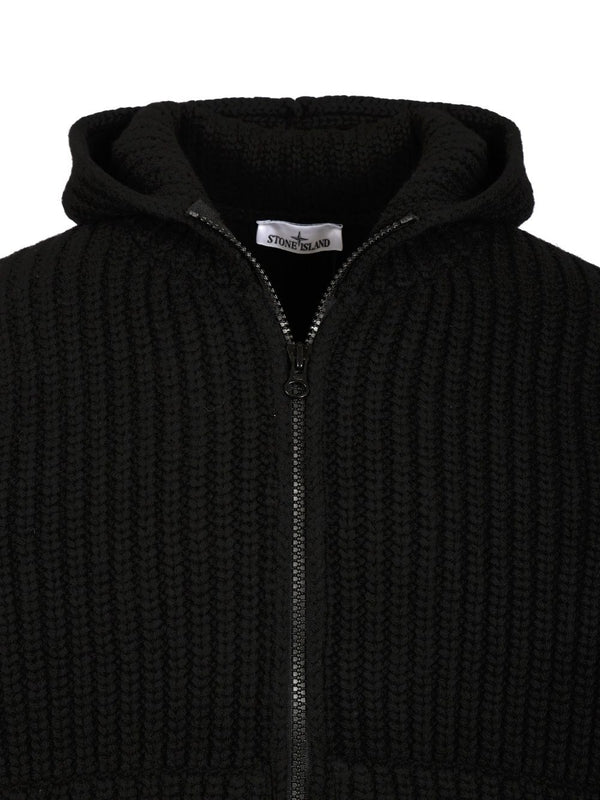 Stone Island Black Hoodies - Image 4