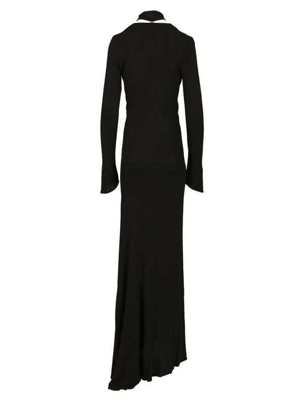 The Attico Black Midi Dress - Image 2