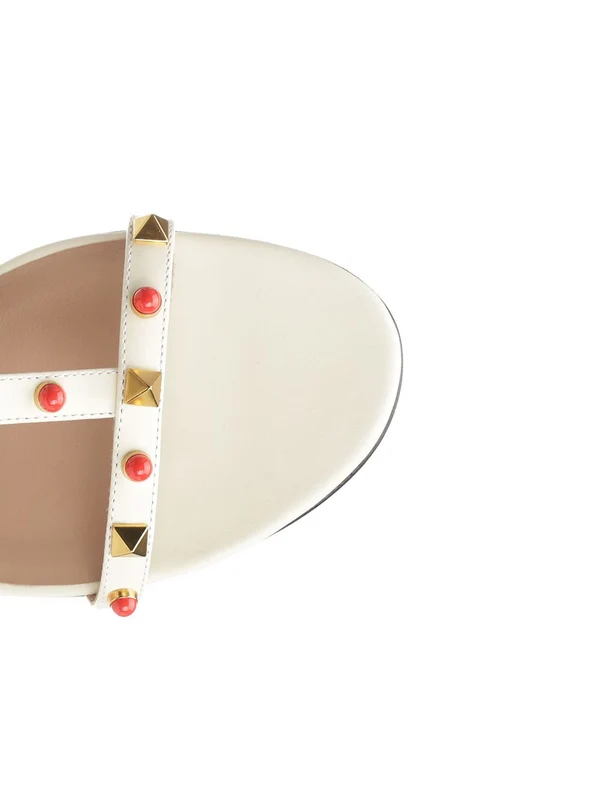 Valentino White Slides - Image 4