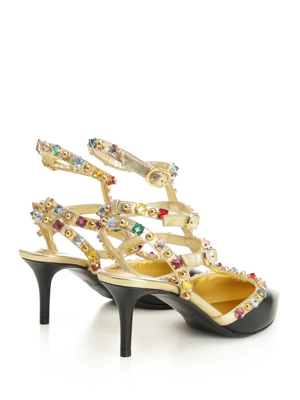 Valentino Black Sandal Heels - Image 3
