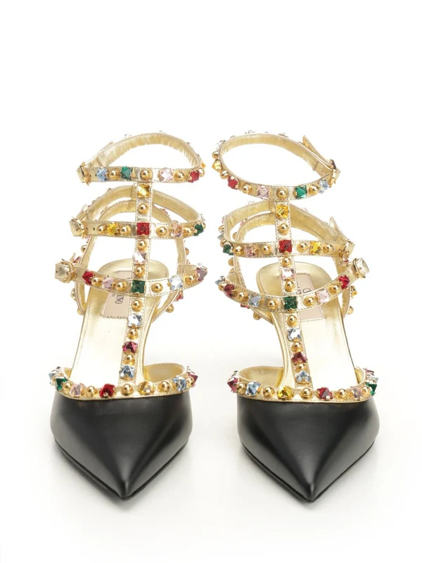 Valentino Black Sandal Heels - Image 5