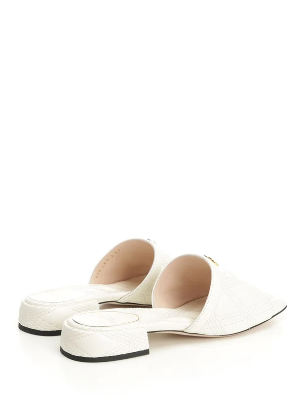 Valentino White Slides - Image 3