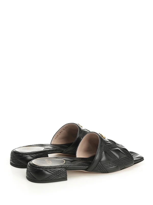 Valentino Black Slides - Image 3