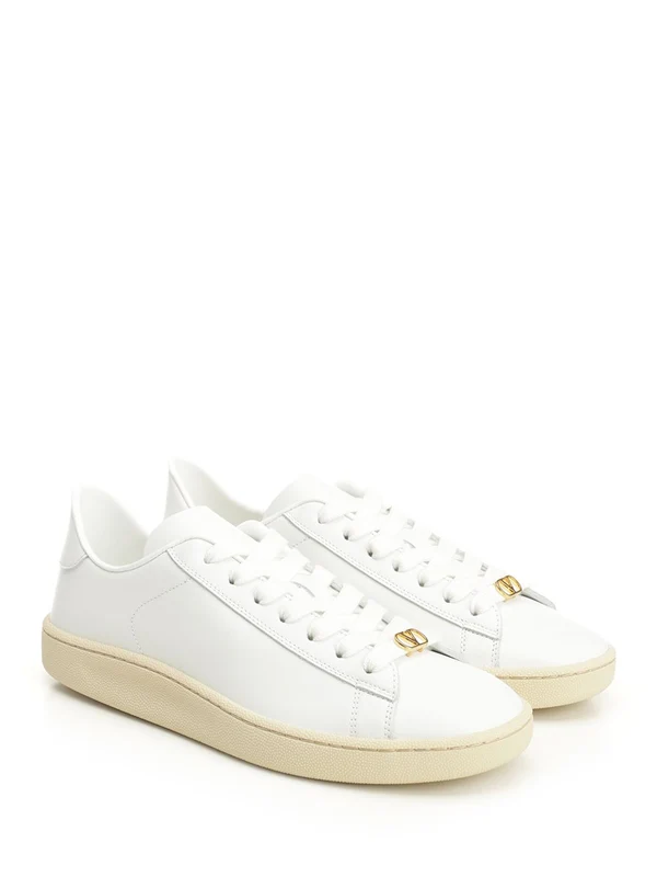 Valentino White Low Top Sneakers - Image 2