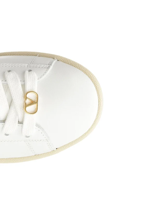 Valentino White Low Top Sneakers - Image 4