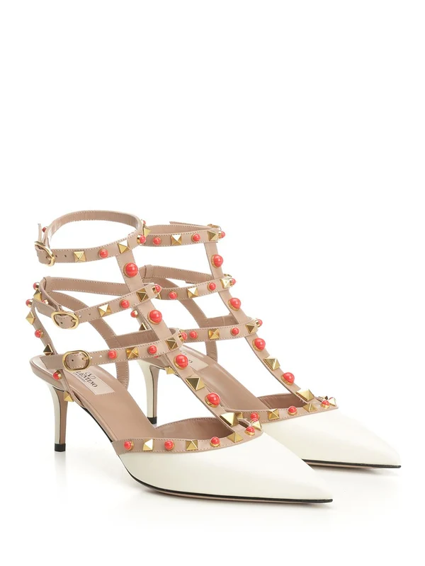 Valentino White Sandal Heels - Image 2