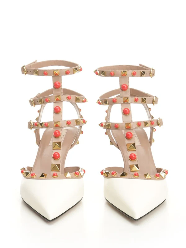 Valentino White Sandal Heels - Image 5